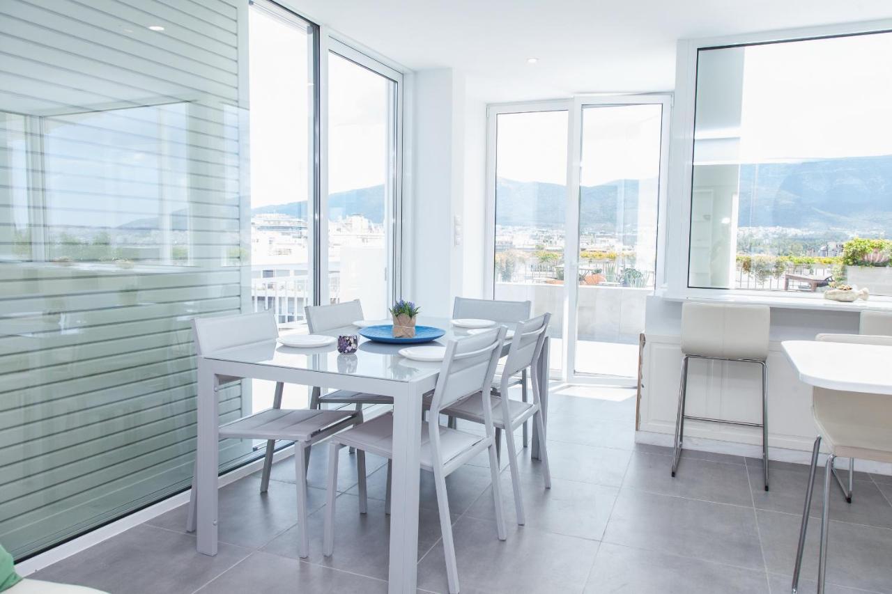 アテネGorgeous Penthouse With Private Jacuzzi And Amazing View!アパートメント エクステリア 写真