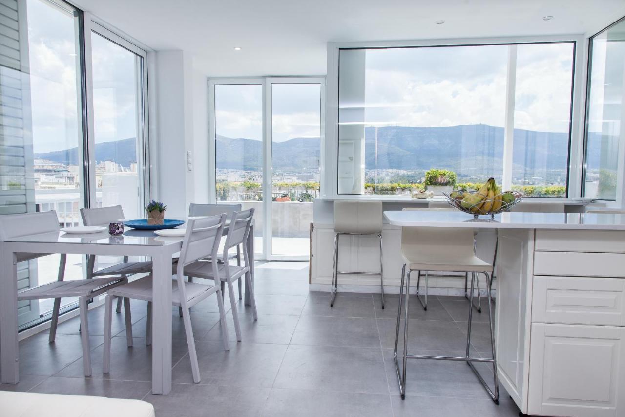 アテネGorgeous Penthouse With Private Jacuzzi And Amazing View!アパートメント エクステリア 写真