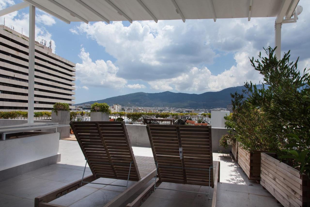 アテネGorgeous Penthouse With Private Jacuzzi And Amazing View!アパートメント エクステリア 写真