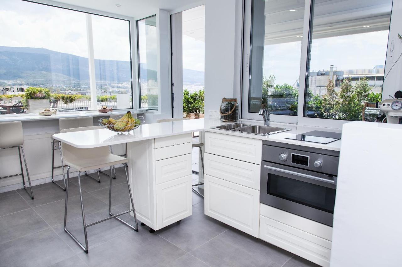 アテネGorgeous Penthouse With Private Jacuzzi And Amazing View!アパートメント エクステリア 写真